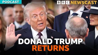 President Donald Trump is back - what will he do next? | BBC Newscast