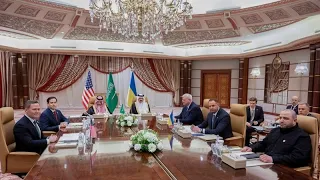 Peace talks with US in Saudi Arabia began &#39;in a constructive way&#39;, Ukrainian official says