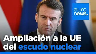 Macron consultará con los aliados europeos la ampliación a la UE del escudo nuclear de Francia