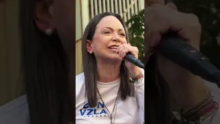 Corina Machado, detenida tras las protestas en Caracas