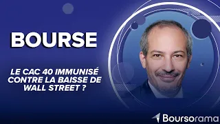 DOW JONES INDUSTRIAL AVERAGE Le CAC 40 immunisé contre la baisse de Wall Street ?