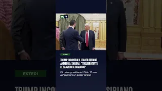 Trump incontra il leader siriano Ahmed al-Sharaa: &quot;Toglierò tutte le sanzioni a Damasco&quot;