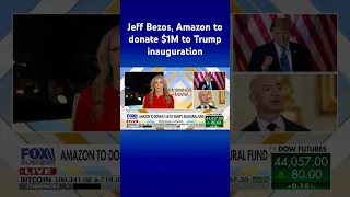 AMAZON.COM INC. Amazon on behalf of Jeff Bezos makes $1 million donation to Trump inauguration #shorts