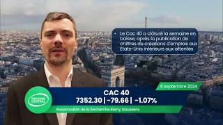 ELIS Bourse: Cac40 -1,07% le 6/9, Actualité valeurs Rubis et Elis, Analyse Technique Eurofins Scientific