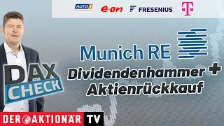 TAG IMMOBILIEN AG DAX-Check LIVE: Auo1, E.on, Evotec, Fresenius, Gerresheimer, Munich Re, TAG Immobilien, Telekom