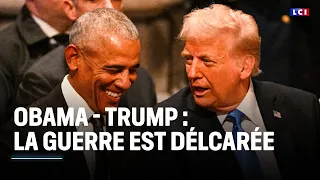 &quot;Coupable&quot;, &quot;chef de gang&quot;... Donald Trump attaque Barack Obama, en pleine polémique Epstein｜LCI