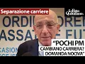 Separazione delle carriere dei magistrati, Sisto: "Pochi pm cambiano carriera? Domanda nociva"