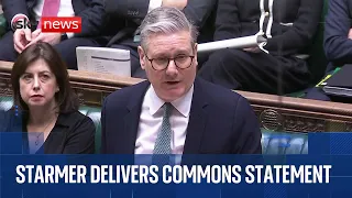 Starmer delivers Commons statement following NATO summit