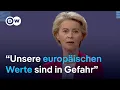 Ursula von der Leyen beschwört die Beziehungen zwischen Europa und den USA | DW Nachrichten