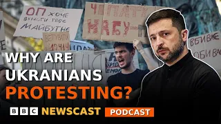 Are protests putting Ukraine&#39;s President Zelensky under pressure? | BBC News