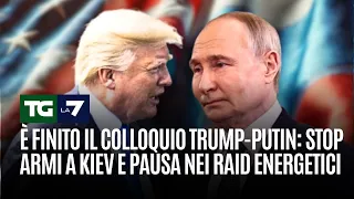 È  finito il colloquio Trump-Putin: Stop agli armi a Kiev e stop nei raid energetici