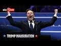 Elon Musk speaks at inauguration event in Washington