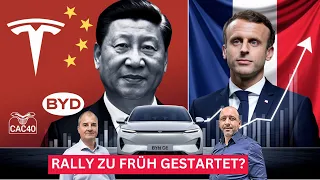 CAC40 INDEX Doppel-Wumms aus China: Tesla, BYD, CAC 40 und DAX im Höhenflug!