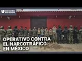 Duro golpe al narcotráfico en México deja 12 muertos y nueve detenidos, los vinculan con el CJNG