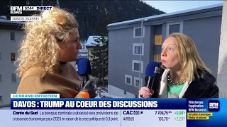 Le Grand entretien : Davos, Trump au coeur des discussions