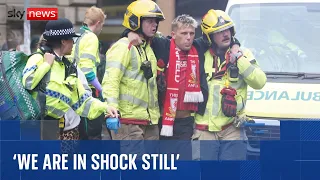 Couple hit by car tell Sky News they&#39;re &#39;traumatised&#39; after Liverpool parade attack