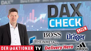 HUGO BOSS AG NA O.N. DAX-Check LIVE: Adidas, Delivery Hero, Drägerwerk, Eckert, Hugo Boss, Lufthansa, MTU, Rheinmetall