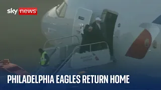 Super Bowl Champions Philadelphia Eagles return home