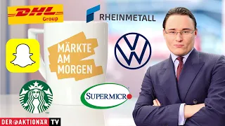 Märkte am Morgen