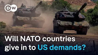 NATO members closing in on 5% military spending target | DW News