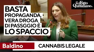 Cannabis, Baldino: &quot;Basta propaganda, la vera droga di passaggio è lo spacciatore. Dibattito serio&quot;