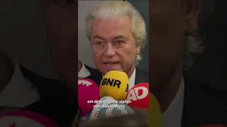 Reactie Wilders na val kabinet
