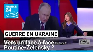 Guerre en Ukraine : vers un face à face Poutine-Zelensky ? • FRANCE 24