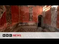 Archaeologists make ‘once-in-a-century’ discovery at Pompeii | BBC News