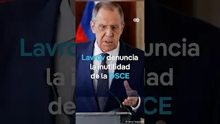 Lavrov denuncia la inutilidad de la OSCE y alerta del paso de una guerra fría a una guerra caliente