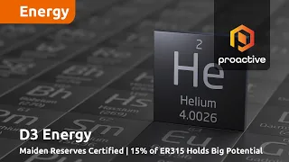 D3 ENERGY LIMITED D3 Energy reports maiden gas reserves