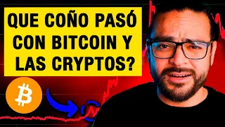BITCOIN ATENCIÓN: PELIGRO EN BITCOIN? QUE HA PASADO... POR QUE CAYÓ TODO? HAY SEÑAL DE LONG Y COMPRA!!