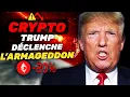 CRYPTO 🚨 L'ARMAGEDDON SIGNÉ par TRUMP ?! BITCOIN BAISSE, les ALTCOINS se FONT OBLITÉRER...