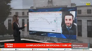 S&P500 INDEX 📺 Negocios TV - Tasa de PCE repunta. Ajustes en el mercado de Bonos y claves para #sp500 #bonos