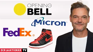 NIKE INC. Opening Bell: Micron Technology, Nike, FedEx