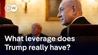 Why there is no real press conference after Netanyahu&#39;s meeting with Trump | DW News
