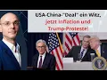 USA-China-"Deal" ein Witz - jetzt Inflation und Trump-Proteste! Videoausblick