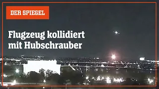 Flugzeugabsturz in Washington, D.C.: Maschine kollidiert mit Hubschrauber | DER SPIEGEL