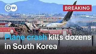 South Korea: Jeju Air flight skidded off runway, killing at least 47 people | DW News