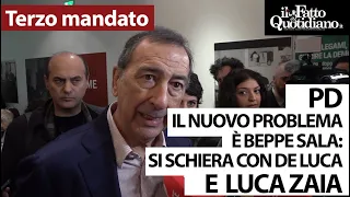 Terzo mandato, Sala si schiera con De Luca e Zaia: &quot;Posizione del Pd è antistorica&quot;