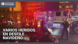 Accidente en desfile navideño en California deja al menos 10 heridos: esto es lo que se sabe