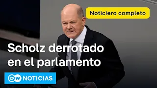 🔴 DW Noticias 16 diciembre: Scholz pierde moción de confianza en Alemania [Noticiero completo]