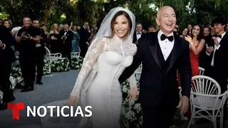 Jeff Bezos y Lauren Sánchez se casaron en Venecia rodeados de estrellas | Noticias Telemundo