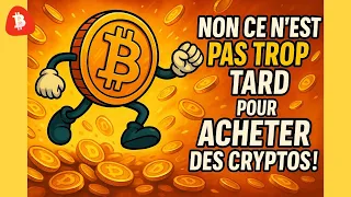BITCOIN NON CE N&#39;EST PAS TROP TARD POUR ACHETER DES CRYPTOS ! ANALYSE BITCOIN, ETH, SOL, DOGE, VET...