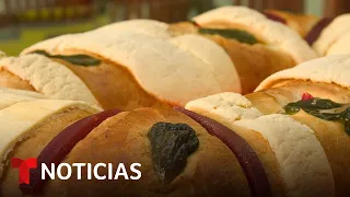 Así es la complicada elaboración de la rosca de Reyes en un local de la capital mexicana