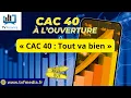 Antoine Quesada : « CAC 40 : Tout va bien »