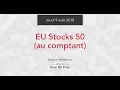 Idée de trading : achat EU Stocks 50 au comptant