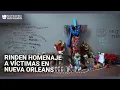 Con vigilias, mensajes y un memorial recuerdan a las víctimas del atentado en Nueva Orleans