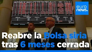 Reabre de la Bolsa siria tras 6 meses de cierre en vísperas de la destitución de Al Assad