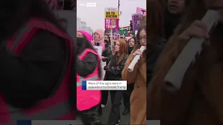 London march ahead of Trump inauguration