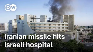 Iranian missiles hit hospital, other sites across Israel | DW News